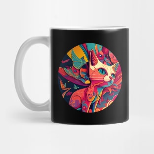 The Cat Lovers Colorful - Love Cats Mug